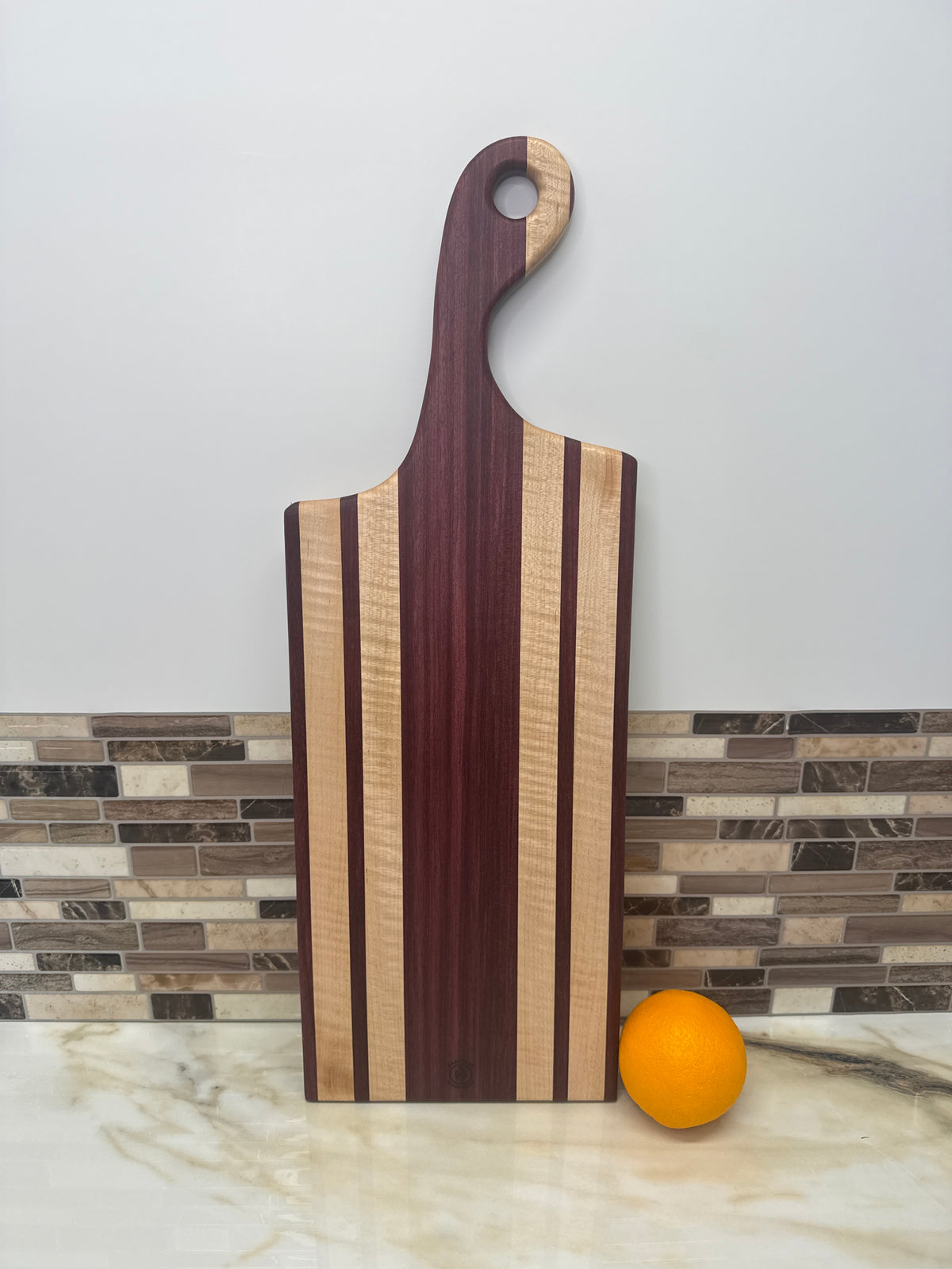Heritage Hosting Board Purple Heart, Curly Maple