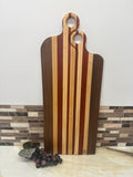 Maple, Padauk &amp; Walnut Heritage Nested Charcuterie Board Set