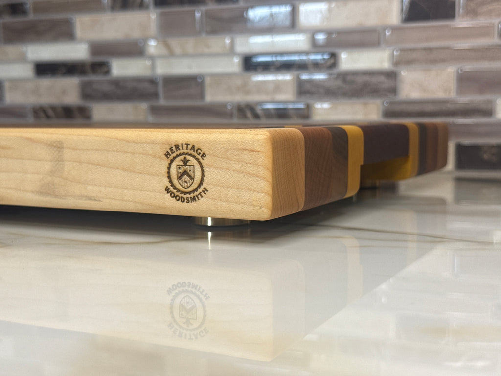 Heritage Cutting Board 18" × 12" × 1.5" — Edge Grain