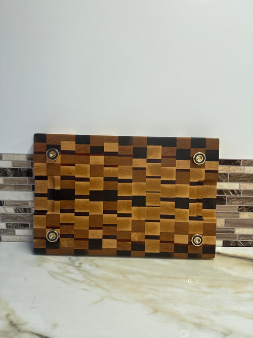 Heritage Chaos End Grain Cutting Board 18” × 12” × 1.5”