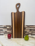 Heritage Hosting Board Walnuut, Curly Maple, Zebra Wood