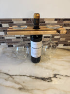 Wine Bottle & Glass Holder