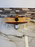 Wine Bottle & Glass Holder