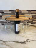 Wine Bottle & Glass Holder