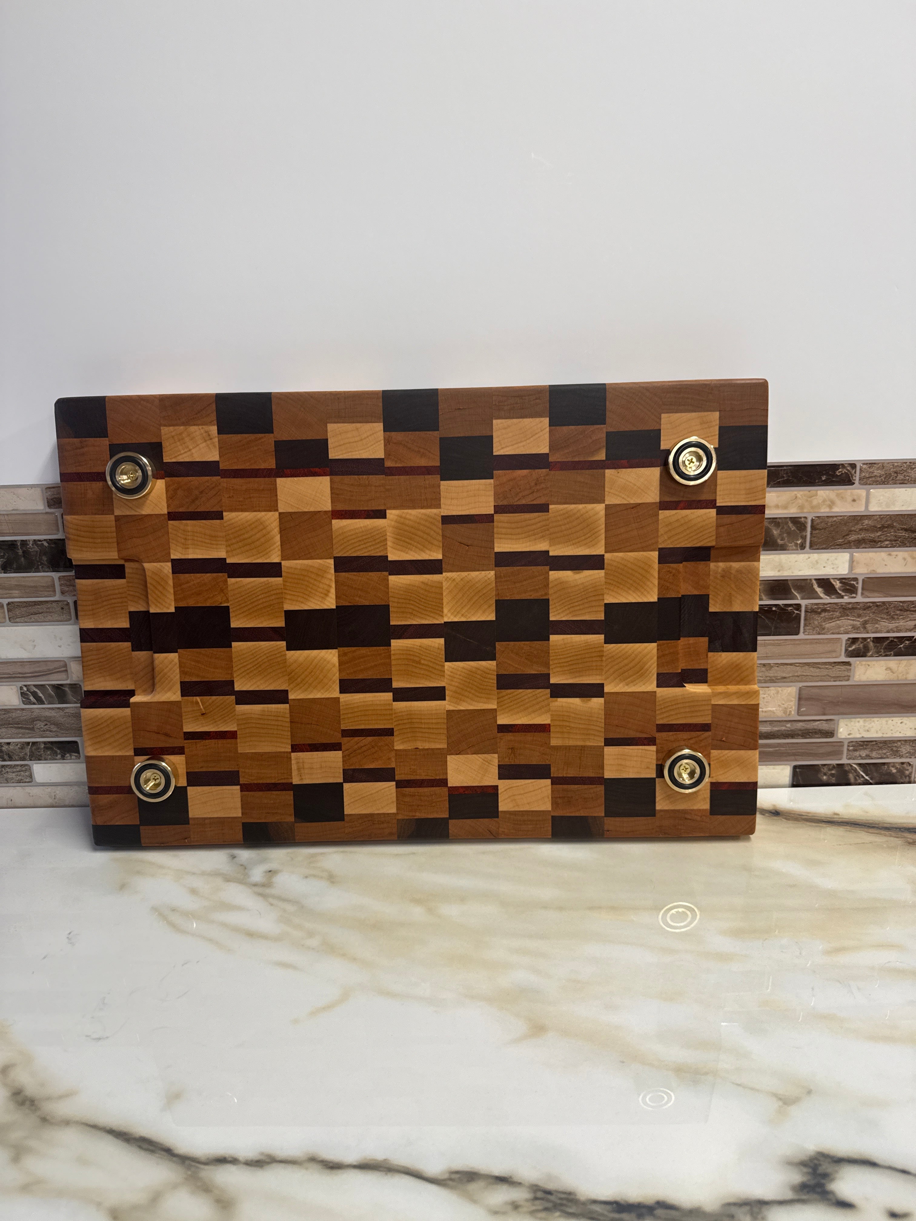 Heritage Chaos End Grain Cutting Board 18” × 12” × 1.5”