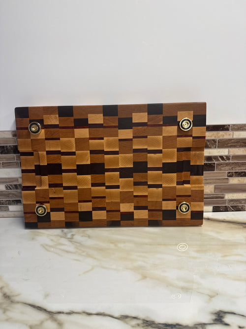 Heritage Chaos End Grain Cutting Board 18” × 12” × 1.5”