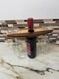 Wine Bottle & Glass Holder