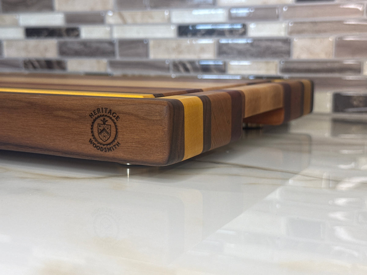 Heritage Cutting Board 18" × 12" × 1.5" — Edge Grain