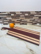 Heritage Hosting Board Purple Heart, Curly Maple