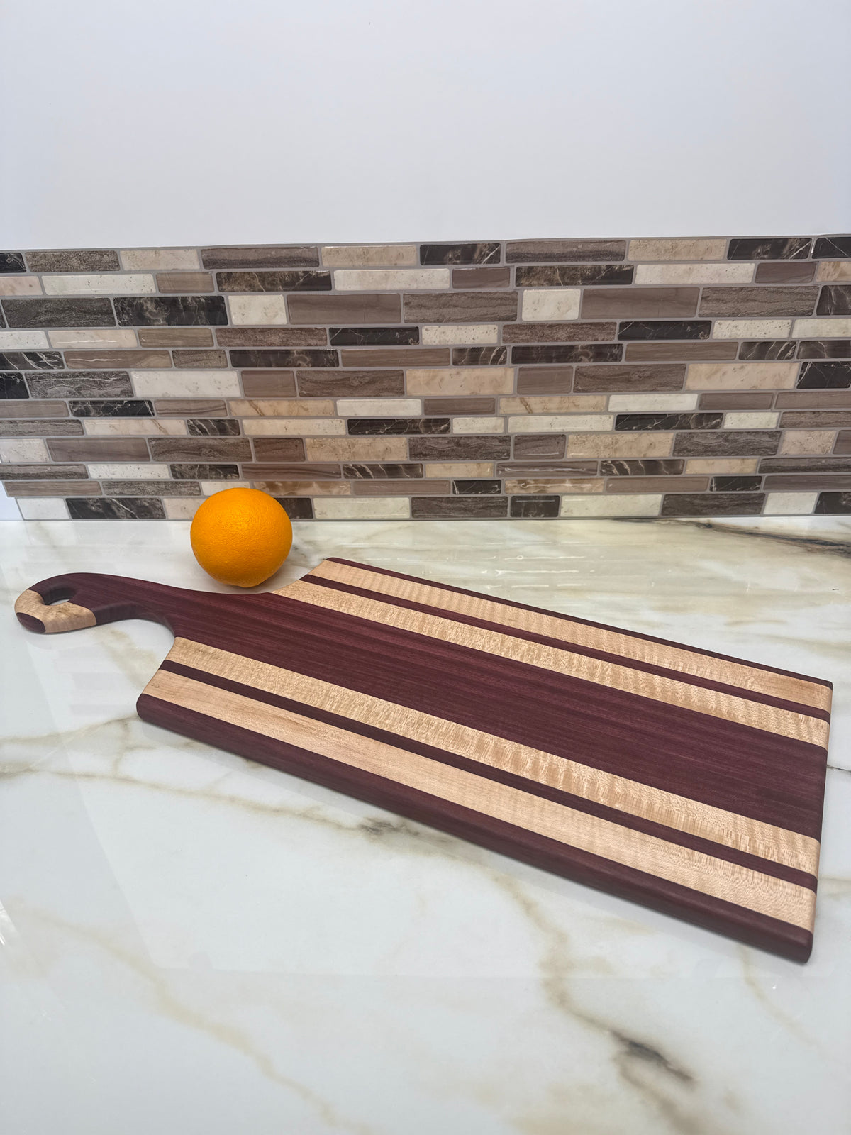Heritage Hosting Board Purple Heart, Curly Maple