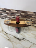 Wine Bottle & Glass Holder