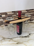 Wine Bottle & Glass Holder