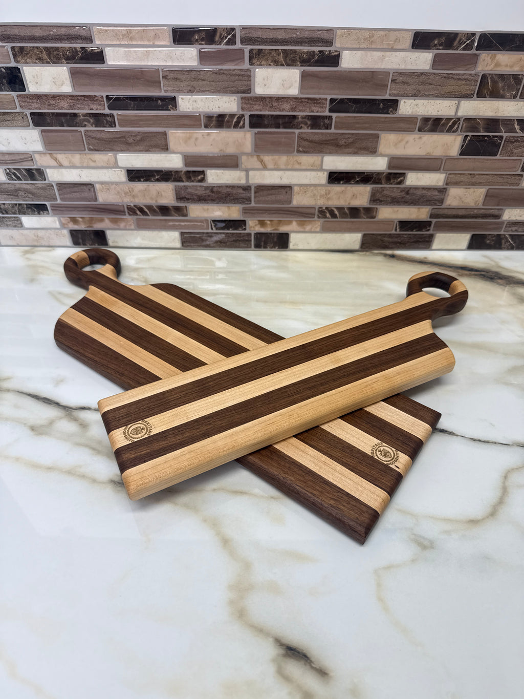 Maple & Walnut Heritage Nested Charcuterie Board Set