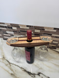 Wine Bottle & Glass Holder